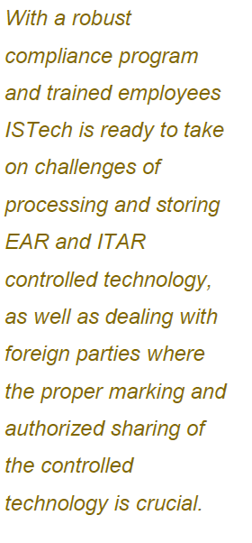 ISTech Selects Linqs as ITAR Compliance Partner