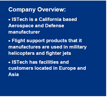 ISTech Selects Linqs for Compliance with the EAR & ITAR 1 Linqs Helped ISTech to Comply with the ITAR