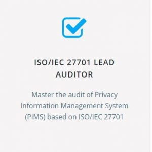 ISO 27701 Lead Auditor Training (Self-study)