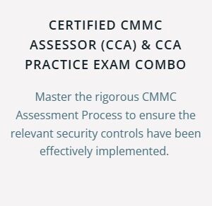 Prepare for Certified CMMC Assessor (CCA) exam better with Academy Linqs CCA Course combined with the CCA Practice Exam